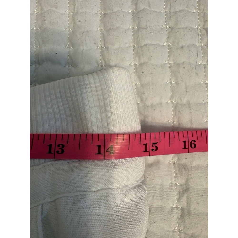 Love Tree White Frayed Hem Linen Blend Pants, Small, Beach Resort - Picture 6 of 10